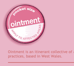 Ointment website front page